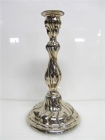 .925 STERLING SILVER TWIST CANDLESTICK APPROX. 8"