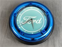 Ford Neon Wall Clock