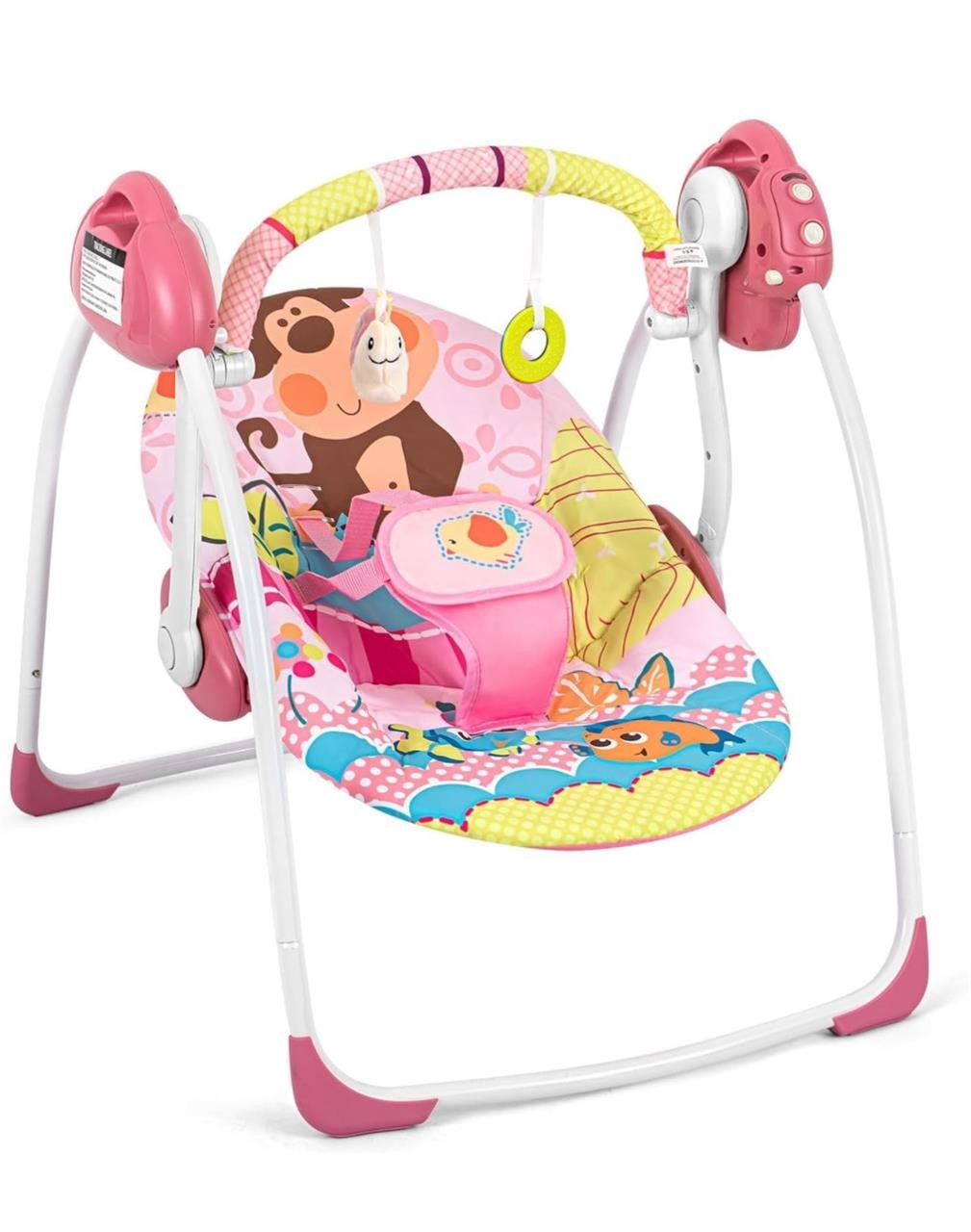 $68 Portable Baby Swings for Infants, Electric