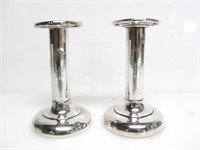 PAIR OF BIRKS STERLING SILVER CANDLESTICKS 5.25" T