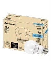 Ecosmart LED A19 E26 100W