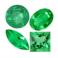 Genuine 5ct Twt Mixed Green Emerald Lot