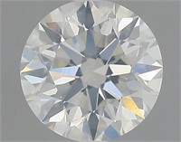 Gia Certified Round Cut .50ct Si2 Diamond