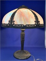 Slag Glass Lamp