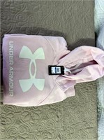 Womens Pink Under Armour Hoodie Size XL