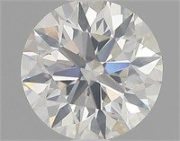 Gia Certified Round Cut .60ct Si2 Diamond