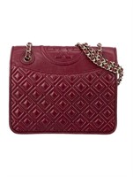 Tory Burch Leather Quilted Shoulder Bag