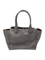 Michael Kors Collection Grey Leather Tote Bag