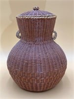 Vintage Hand Woven Native American Basket