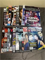 Lot of 18 Sci-fi Entertainment Magazines TV guide
