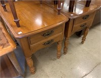 Pair Of Maple End Tables