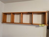 44"X12" Pine Wall Shelf