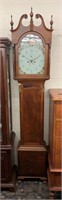 Antique Walnut Grandfathers Clock (Broken Arch