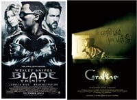 Blade Trinity + Coraline Bus Shelter Poster