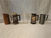 Federal Eagle Steins, Pitcher, Covered Jar