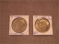 Eisenhower dollar and Bicentennial Eisenhower coin