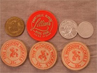 Lot of souvenir and advertising  tokens