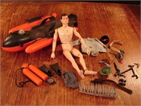 Lot of vintage G.I. Joe toy items
