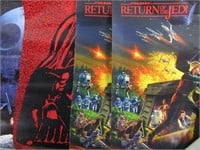 Star Wars Return of the Jedi 1980s Poster Lot of 4