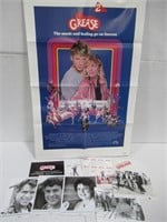Grease (1978) Program w/Extras + Grease 2 Poster