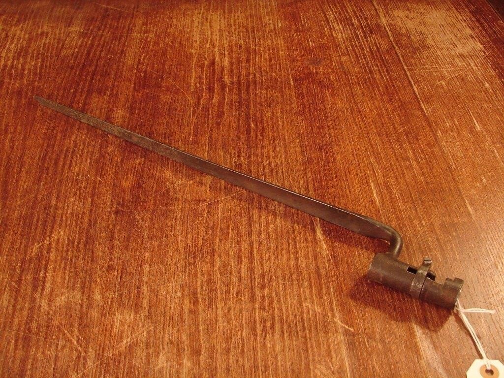 Springfield 1873 rifle US marked bayonet