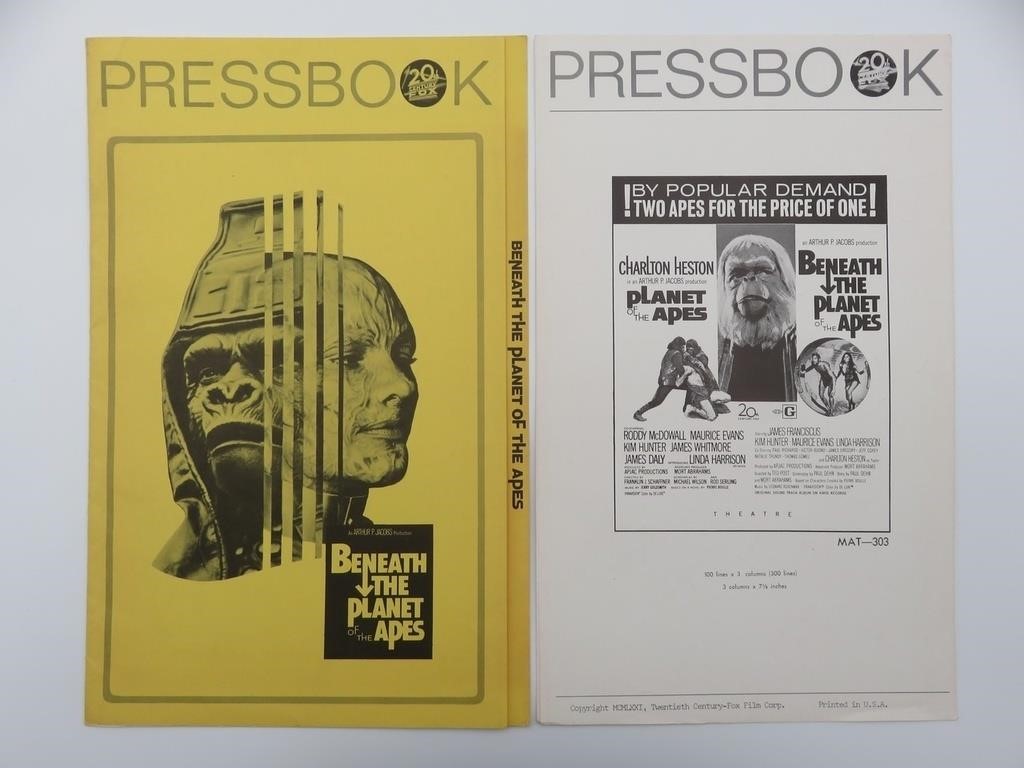 Planet of the Apes + Beneath Pressbooks