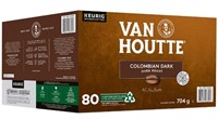80-Pk Van Houtte Colombian Dark Coffee K-Cup Pods,