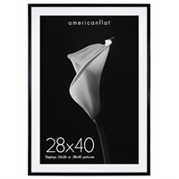 $105 - Americanflat 28x40 Poster Frame in Black -