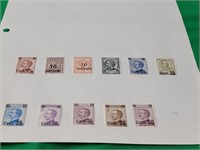 German Republic - Italy 1923 Stamps (2) Sheets