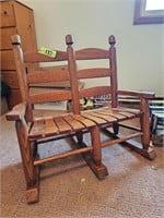 Childrens Oak rocking chair