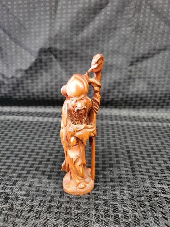 Carved Wood Statue