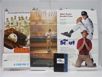 1980s/90s Sports Themed Movies Posters/Press Kit