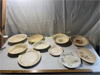 Various Vintage Dishes