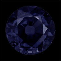 Genuine 7.50ct Round Black Sapphire