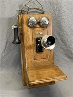 Northern Electric Oak Wall Telephone