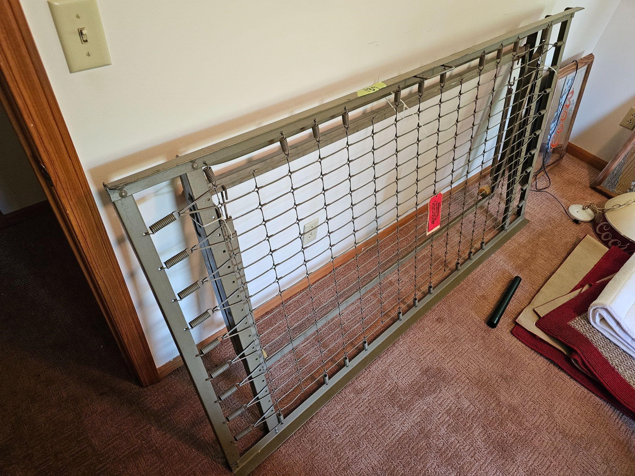 Twin size spring bed frame