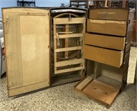 22x21x44" Early 1900’s steamer trunk