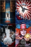 Captain Marvel/Captain America Theater Banners (2)
