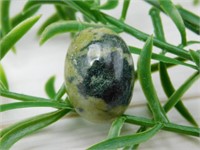 MOSS AGATE CABOCHON ROCK STONE LAPIDARY SPECIMEN