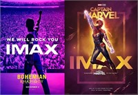 Bohemian Rhapsody + Captain Marvel IMAX BusShelter