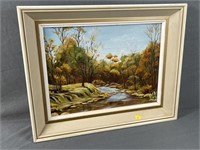 River Scene Oil Painting