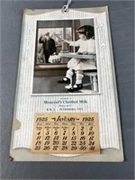 1925 Moncrief's Clarified Milk Calendar