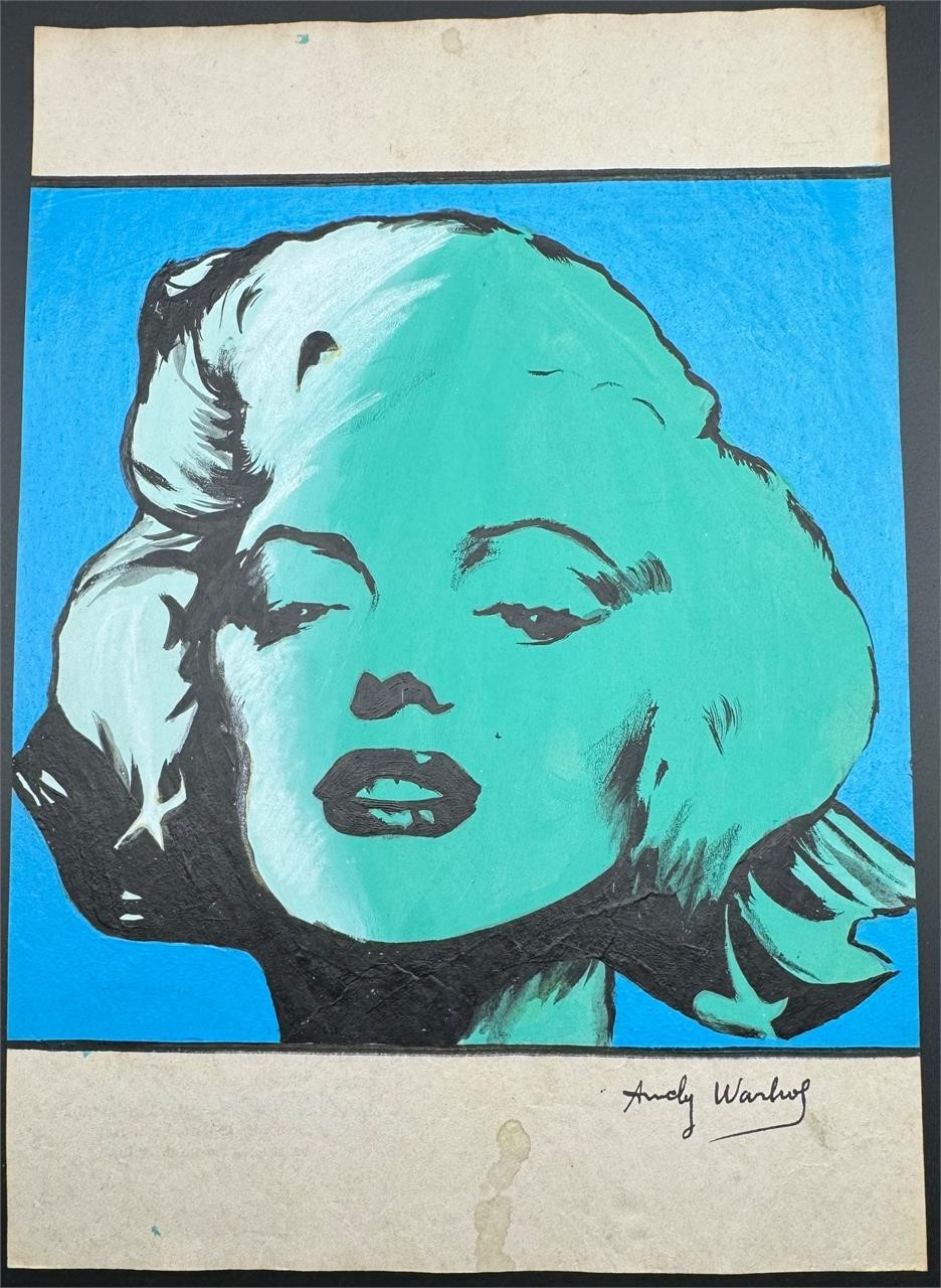 Andy Warhol Marilyn Monroe Painting