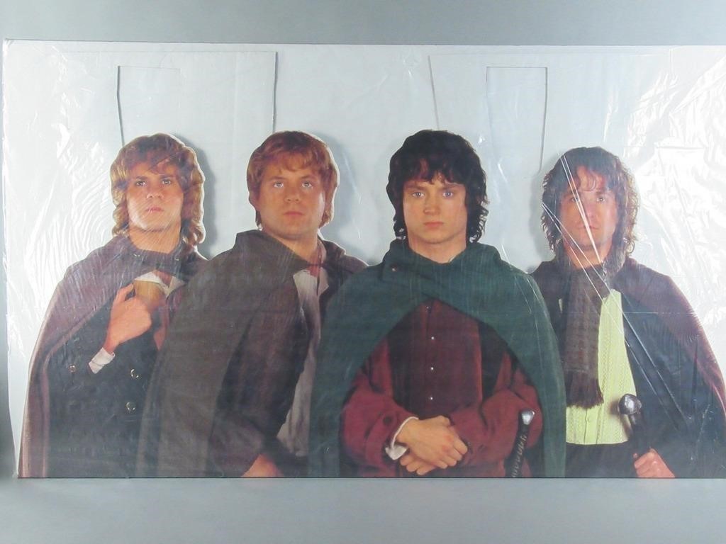 LOTR #406 Hobbits 2001 Cardboard Standee
