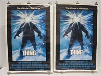 The Thing (1982) One-Sheet Movie Poster Lot of (2)