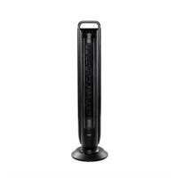 Seville Oscillating Black Tower Fan with Touch
