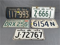 Collection of License Plates