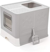 Vealind Extra Large Cat Litter Box with Lid