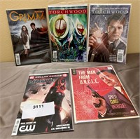 Lot of 5 Comic Books Man from UNCLE Torchwood