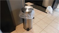 Stainless Steel Garbage Pail (25" tall)